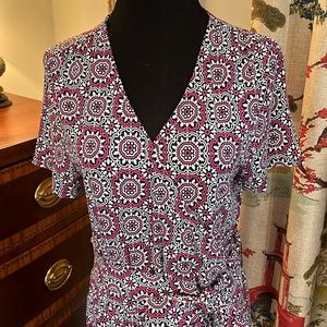 Boden Romper Shorts Belt Tie Size 12